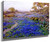 Blue Bonnets At Twilight North Of San Antonio Texas By Julian Onderdonk