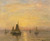 Boats On The North Sea By Hendrik Willem Mesdag