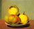 Dish Of Apples And Quinces By David Johnson