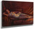 Female Nude Reclining On The Sofa By Delphin Enjolras