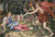Love And The Maiden By John Roddam Spencer Stanhope