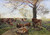 Pasture In Dyrehavegård By Theodor Philipsen