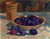 Still Life With Plums By Theo Van Rysselberghe