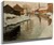 The Akerselven River In The Snow By Fritz Thaulow