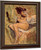 Female Nude By Ignacio Pinazo Camarlench Oil on Canvas Reproduction