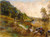 Washerwomen On The Marne Morning By Leon Augustin Lhermitte