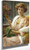A Young Lady With A Mirror By Emile Vernon A Young Lady With A Mirror By Emile Vernon