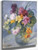 Floral Still Life By Edward Cucuel By Edward Cucuel