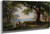 Auf Der Wippe Am Sempachersee by Robert Zünd Auf Der Wippe Am Sempachersee by Robert Zünd