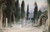 Cemetery And Cypress Trees by Vasily Polenov