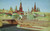 The Moscow Kremlin 1 by Arkhip Ivanovich Kuindzhi