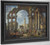 A Capriccio Of Roman Ruins With The Pantheon by Giovanni Paolo Panini