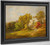 Autumn Landscape With Shepherd Dog And Sheep by Jasper Francis Cropsey