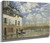Boat In The Flood At Port Marly by Alfred Sisley