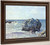 Bucht Von Langland Mit Felsen by Alfred Sisley