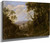 Landscape With Hermit Bound In Chains by Nicholas Poussin