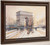 Larc De Triomphe Sous La Neige by Eugene Galien Laloue Larc De Triomphe Sous La Neige by Eugene Galien Laloue