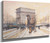Larc De Triomphe Sous La Neige by Eugene Galien Laloue Larc De Triomphe Sous La Neige by Eugene Galien Laloue