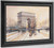 Larc De Triomphe Sous La Neige by Eugene Galien Laloue Larc De Triomphe Sous La Neige by Eugene Galien Laloue
