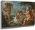 Putti Adorning A Swan With A Garland Of Flowers by Charles Joseph Natoire