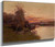 River At Sunset by Eugene Galien Laloue