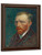 A Head And Shoulders Portrait Of A Thirty Something Man With A Red Beard Facing To The Left by Vincent Van Gogh