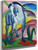 Blaues Pferd I by Franz Marc