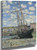 Boat At Low Tide At Fecamp by Claude Monet
