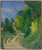 La Route Tournante En Sous Bois by Paul Cezanne