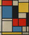 Piet Mondrian Composition In Blue Red And Yellow Lithograph In Colours by Peit Mondrian