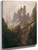 Rocky Ravine In The Elbe Sandstone Mountains by Caspar David Friedrich