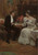 Seated Couple Having Tea 1898 by Alice Barber Stephens