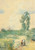 Two Figures In A Landscape by Childe Hassam