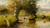Cattle Watering Under An Oak Tree by Thaddeus Welch