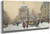 Leglise Saint Augustin by Eugene Galien Laloue