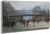 Paris Boulevard De La Chapelle With The Metro Overhead by Eugene Galien Laloue