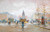 Place Clichy by Eugene Galien Laloue