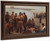 Return Of The Fishermen Scene From Pas De Calais by Lauritz Tuxen
