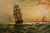 Sailing At Sunset by Edward Moran