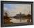Windsor Castle From The Thames 19th Century English Victorian Landscape by Alfred De Breanski
