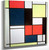 Tableau No 2 With Red Blue Black And Gray by Peit Mondrian