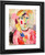 Girl With Blue Eyes And A Ponytail By Alexei Jawlensky By Alexei Jawlensky