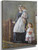Governess With Two Girls By George Goodwin Kilburne By George Goodwin Kilburne