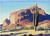 Red Rocks And Cactus Camelback Mountain Maynard Dixon