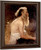 Half Length Figure Study By John Ottis Adams Oil on Canvas Reproduction
