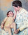 Babys First Caress by Mary Cassatt