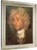 Head Of A Man by Antoine Watteau