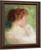 Head Of A Woman by Edward Henry Potthast