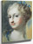 Head Of A Fair Haired Woman By Rosalba Carriera By Rosalba Carriera