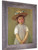 Little Girl In A Big Straw Hat by Mary Cassatt